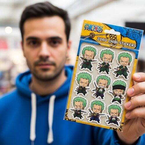 Pack Stickers One Piece – Zoro (10 stickers réalistes)